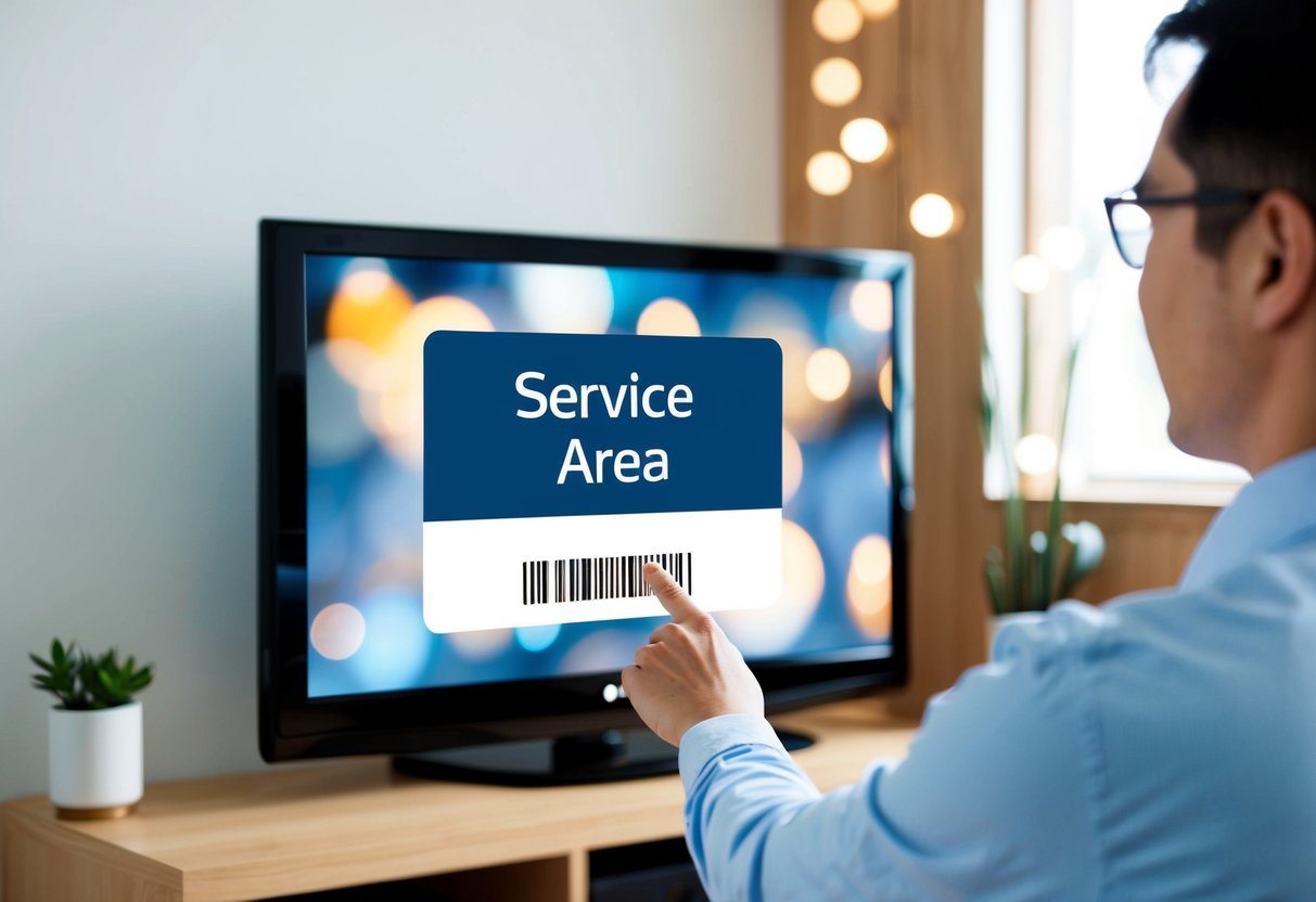 Código Postal da Área de Serviço da TV LG Código Postal da Área de Serviço da TV LG