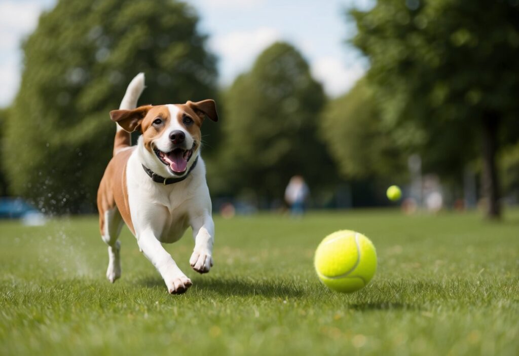 Por que os cães adoram bolas de tênis?