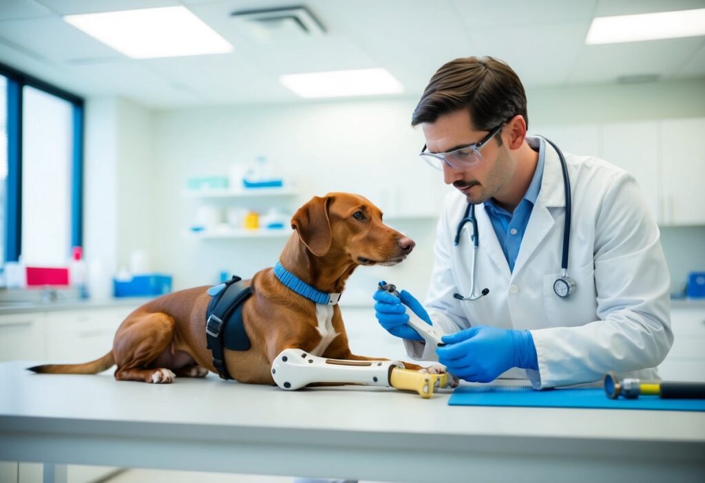 Como fazer uma prótese para cachorro?