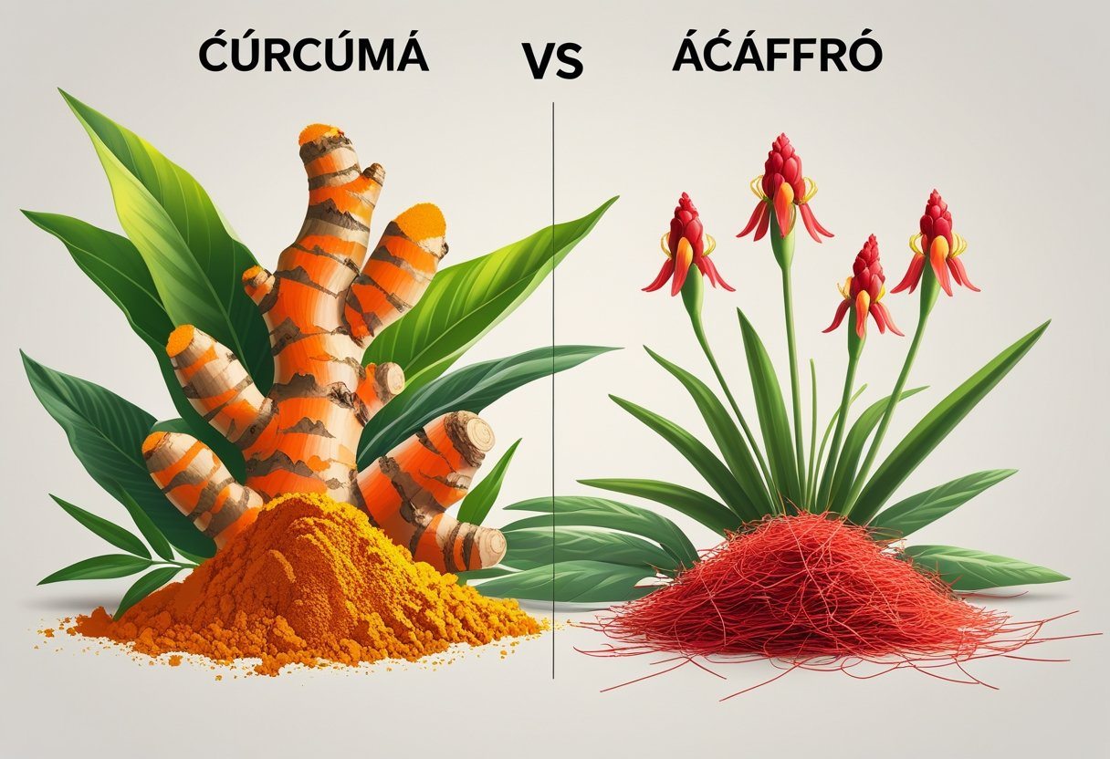 Diferença Cúrcuma e Açafrão: Guia Completo com Benefícios e Usos